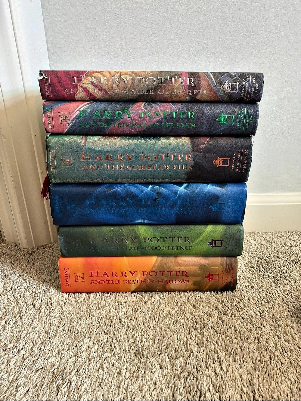 Harry Potter Hardcover Set Books 2-7 | 1st Printings 5 6 7 | J.K. Rowling